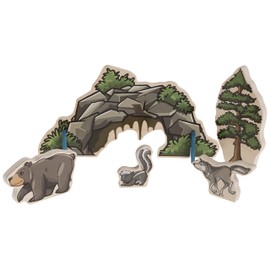 Wild Republic, Woodkins Woodland Wooden Playset, Gift for Kids, Great for Innovative Play, Eco Friendly, Five Piece Boxed Set