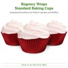 Regency Wraps RW122FRM Foil Baking Cup Mini, Red
