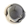 Contemporary Twist Salad and Soup Bowl Set in Grey/White, Handmade