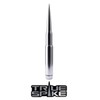 TRUE SPIKE 9 inch SILVER PENETRATOR FAT BULLET ANTENNA with