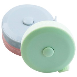 CMBBZZY Small Retractable Tape Measure, 1.5 Meters /4.92 ft Body Measuring Tapes for Sewing, Tailors, Pack of 3, Multicolour Soft Measurement Supplies