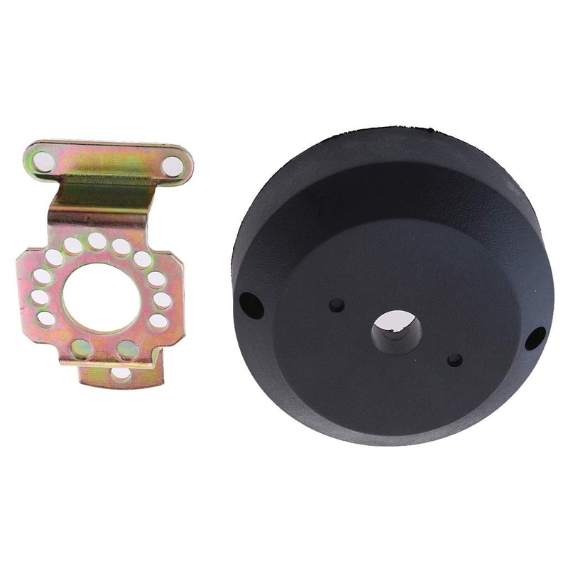 Gazechimp Boat Steering Wheel Bezel 90 Degree Mount for Rotary