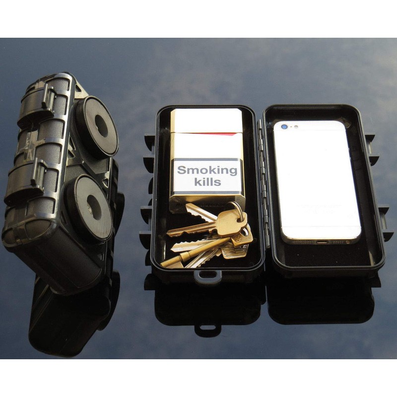 Large Magnetic Waterproof Hiding Box Container for Under Car Truck