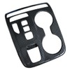 Carbon Fiber Style Car Gear Shift Knob Console Panel Cover