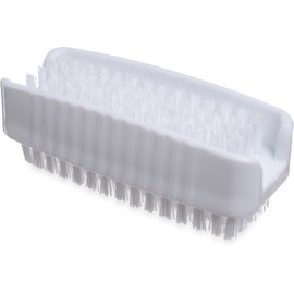 SPARTA 3623900 Plastic Hand Brush, Nail Brush with Polypropylene Bristles for Kitchens, Homes, Restaurants, 3.5 Inches, White, Dual Sided