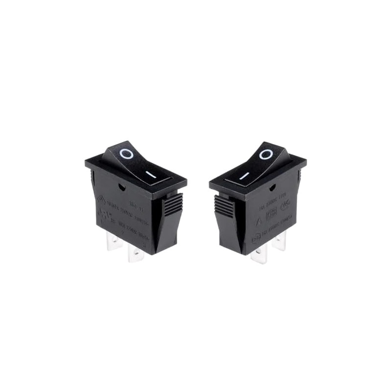 OEM (2pc) RK1-11 Rocker Switch 16A 125/250VAC T100/55 2-Pin ON/Off