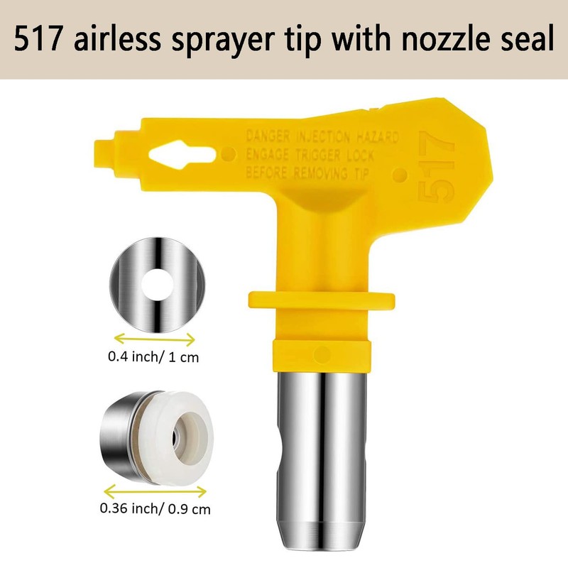 Tektall Airless Paint Spray Gun and 50 Feet Hose Swivel