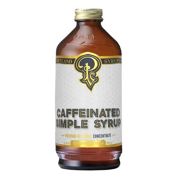 Portland Syrups - Caffeinated Simple Syrup - Drink Mix for