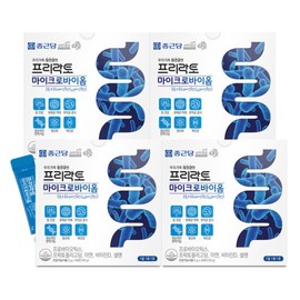 Chong Kun Dang Prelacto Microbiome 4 Boxes (4-Month Supply) / Probiotics, Fructooligosaccharides, Zinc, Vitamin D / 종근당 프리락토 마이크로바이옴 4박스 4개월분  유산균 프락토올리고당 아연 비타민D
