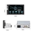 Navitroey Single 1Din 7" Touch Screen Stereo Bluetooth Radio Car