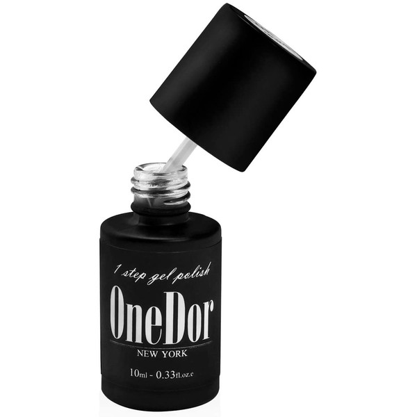 OneDor One Step Gel Polish UV Led Cured Required Soak Off Nail Polish (Matte Top Coat)