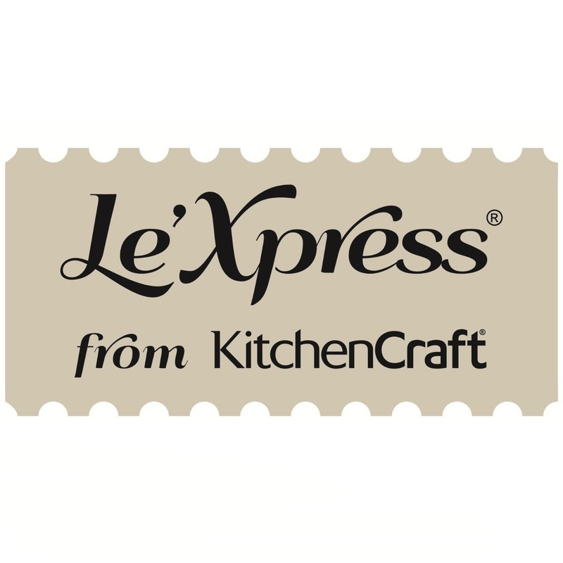 KitchenCraft Le’Xpress Kaffeeschablone für Latte Art, Kunststoff, Weiß, 8er-Set