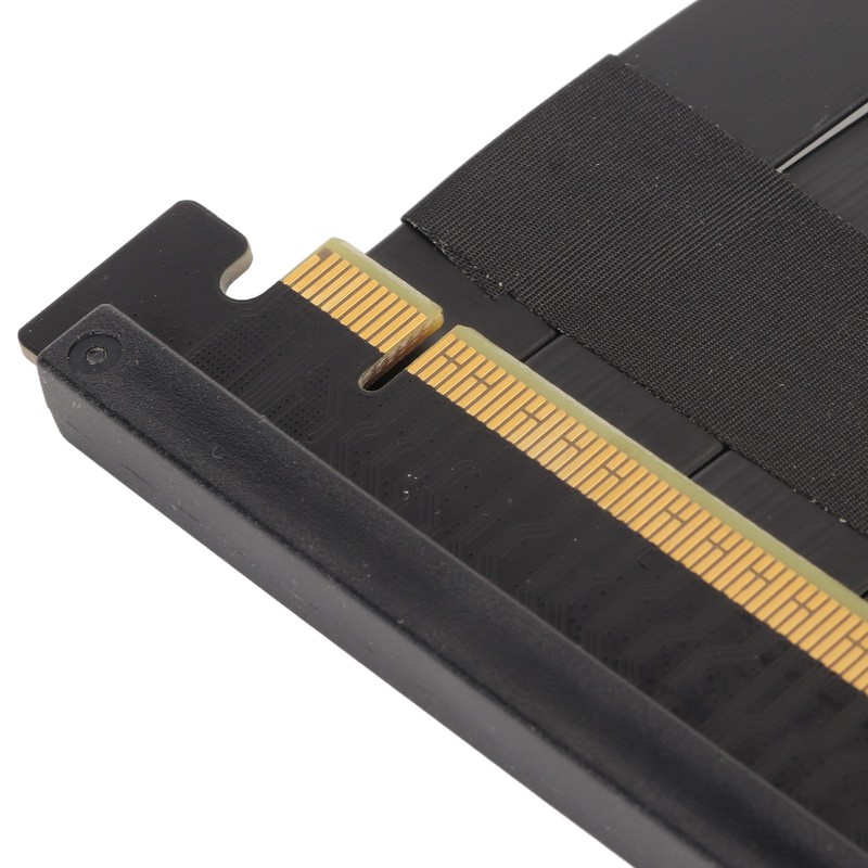 PCIE 4.0 X16 Riser Cable High Speed Flexible Double Sided