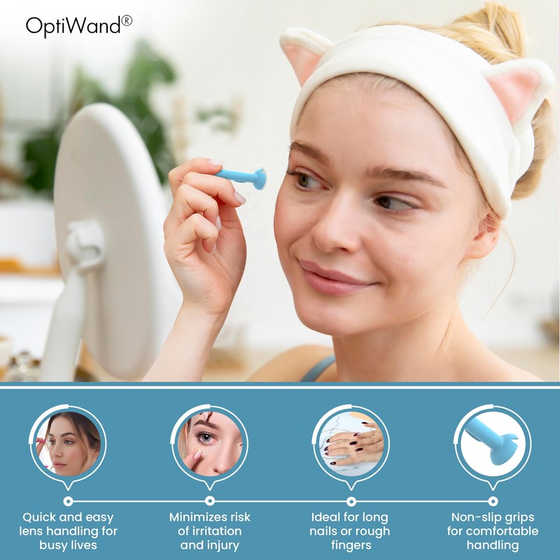 OptiWand - Portable Soft Contact Lens Removal & Insertion Tool