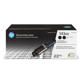 HP 143AD | W1143AD | Toner | Black Reload Kit | 2 Pack
