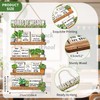 Greenery Positive Mindset Wood Sign Inspirational Office Wall Decor