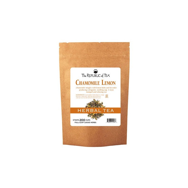 The Republic Of Tea Chamomile Lemon Herbal Full-Leaf Tea, .75