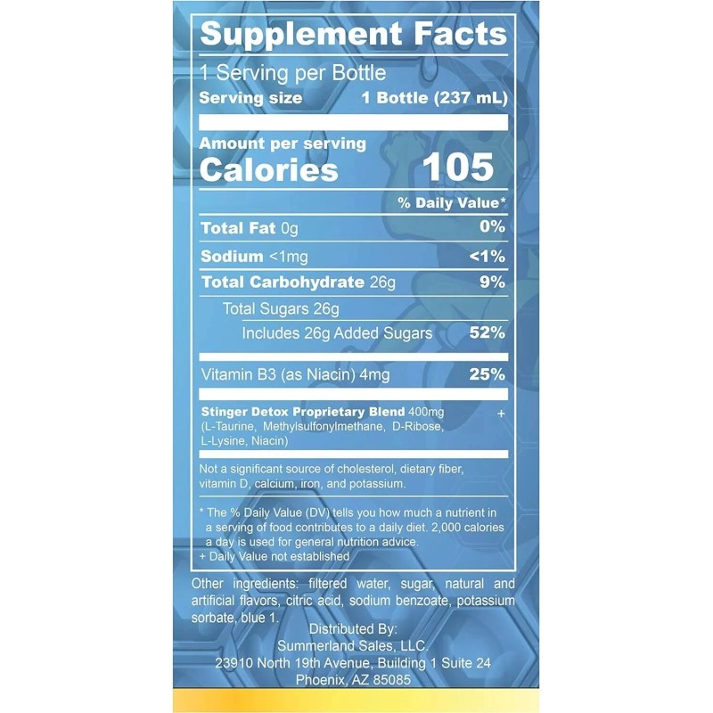 Stinger Detox Whole Body Cleanser 1 Hour Extra Strength –