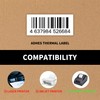 ADHES Printable Lables 1-2/5"x 2-3/5"(25.4mm*65.9mm) Direct Thermal Labels, 100 Sheet