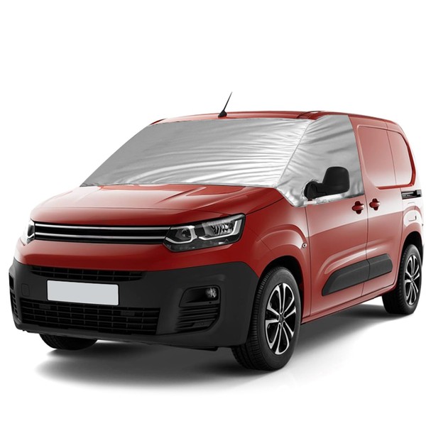 LMYSUFI Auto Windschutzscheiben Abdeckung Kompatibel mit Citroen Berlingo 2018-2025, Silber