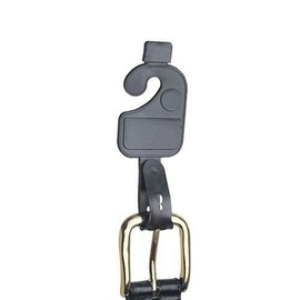Black Belt Hangers for Retail - Economic Plastic Belt Hooks, 1000 Pack
