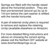 Northern DIY 6 Door Handle Springs (3 Handed Pairs), 2