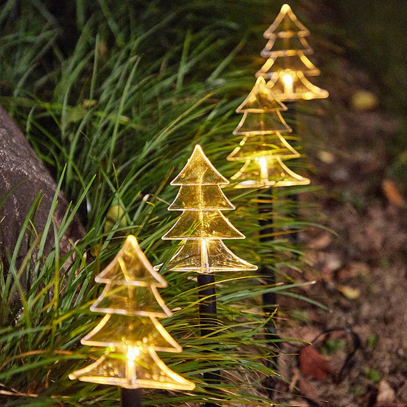 Solar Christmas Star Lights Outdoor Energy Saving Waterproof Solar Powered