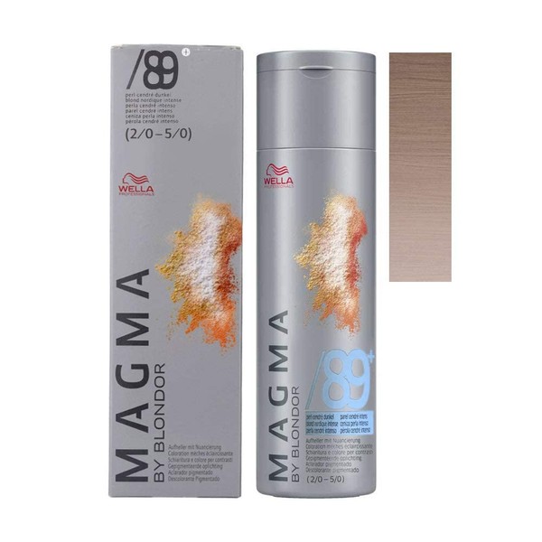 Wella Magma by Blondor Pigmented Brightener Hair Colour, No. 89+ Pearl-Cendre Dark, 120 g