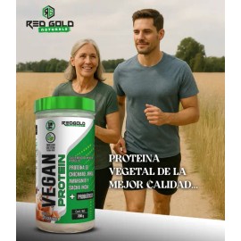 Vegan Protein Naturals Café Caramelo 700gr Red Gold Naturals                                                                                          