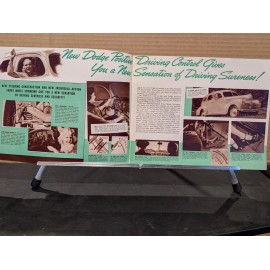 1939 DODGE "LUXURY LINER SPECIAL & DE LUXE" Car Dealer Sales Brochure NOS OLD