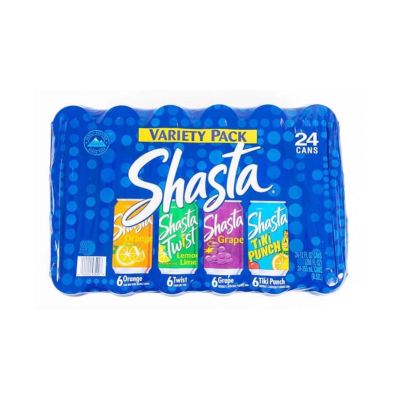 Shasta Variety Pack 12 oz., 24 pk.