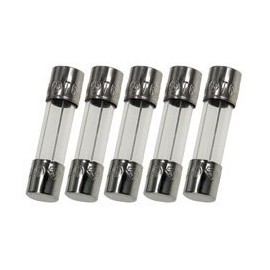 Witonics Pack of 5, 6X30mm (1/4 inch x 1-1/4 inch) 1.25A 250v Glass Fuses Fast Blow (Quick Blow/Fast Acting), 1.25 Amp 1.25A, 1.25, F1.25a