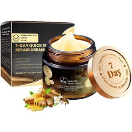 7 - Day Quick - Skin Repair Cream, Multi- Effect Skincare Cream, Firming, Anti-Wrinkle & Brightening Moisturiser, Deep Moisturizing & Relieve Dryness, For All Ages & Skin 50g