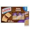 Lance Sandwich Cookies, Nekot Fudge, 10 Individually Wrapped Packs, 6