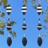 9 Piece Bird Deterrent Discs Set, Double-Sided Stainless Steel Bird