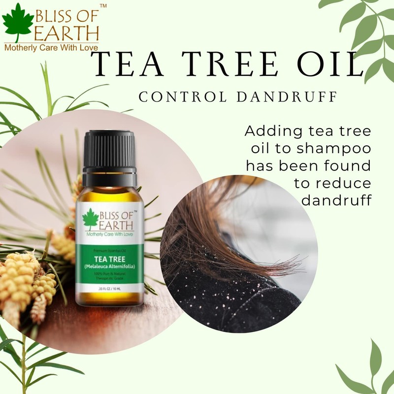 Bliss Of Earth 100% Pure Tea Tree Essential Oil -