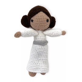 Nominó Princesa Leia Amigurumi Tejido Crochet Nominó