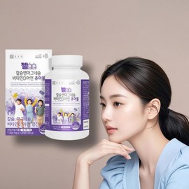 칼마디 칼슘 마그네슘 비타민D 아연 망간 츄어블 해조칼슘 아기 어린이 유아 면역기능 항산화 1개 Calmadi Calcium Magnesium Vitamin D Zinc Manganese Chewable Seaweed Calcium for Babies Children Immune Function Antioxidant 1 piece
