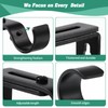 Creatyi Adjustable Curtain Rod Brackets - Heavy Duty 1 Inch