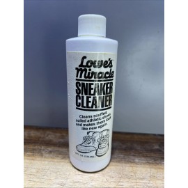 Lowe’s Vintage NOS 1990 Lowe’s Miracle Sneaker Cleaner 8oz Sneaker Fabric Sole New NOS