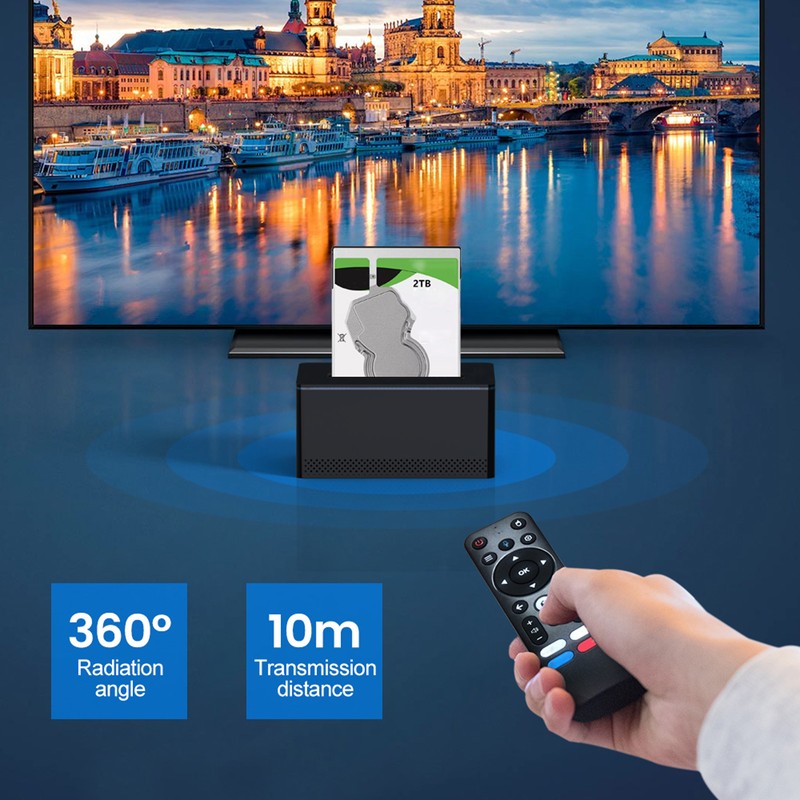 X6 Android 11.0 Smart TV Box Amlogic S905Y4 4K Media