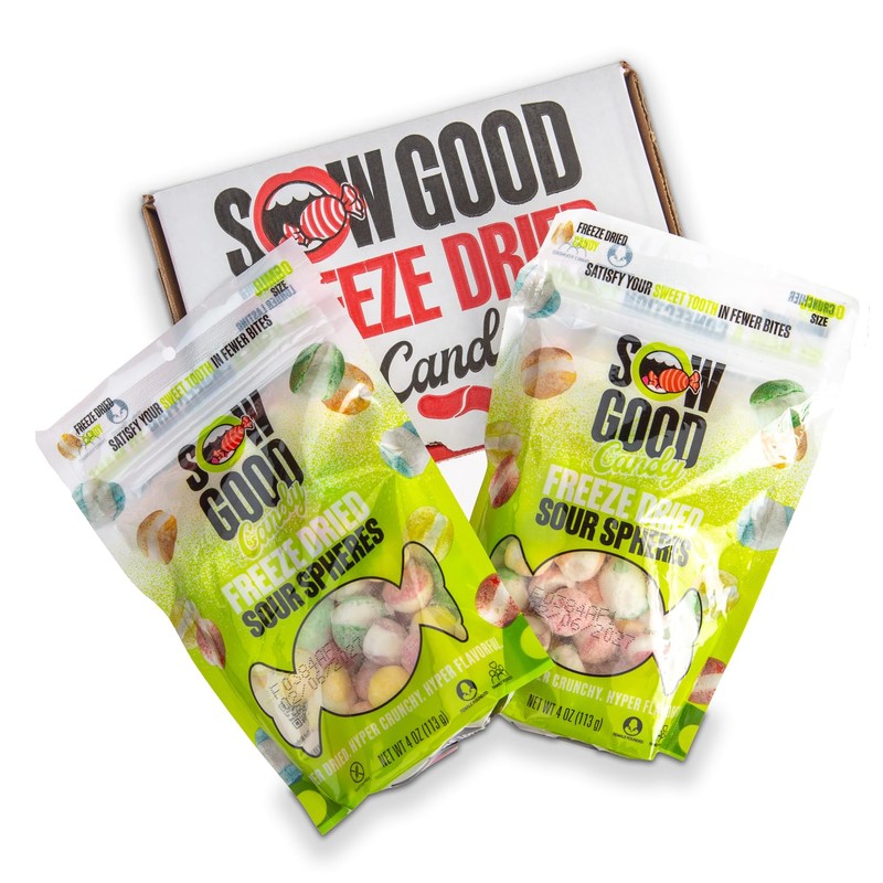 Sow Good Freeze Dried Sour Candy - Sour Spheres 2