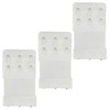 citystores® 3 Pack White 3-Hook Bra Extender Adjustable Bra Strap