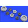 Eduard EDB648290 1:48-F-14A Tomcat Wheels (Tamiya) Brassin kit, Various