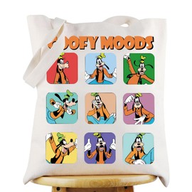 WZMPA Funny Dog Goofy Tote Bag Goofy Fans Gift Goofy Moods Shoulder Bag Goofy Merchandise (Goofy Moods TG)