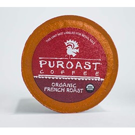 Puroast Low Acid Coffee Single-Serve Pods, French Roast, High Antioxidant, Compatible with Keurig 2.0 Coffee Makers (24 Count)