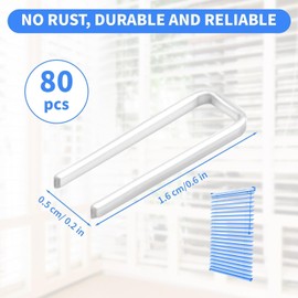 80PCS Plantation Shutter Repair Kit, Shutter-Repair-Pins for Blind Tilt Rod & Shutter Fasteners for Window Repair Shutter Fasteners Louver Hardware Kit