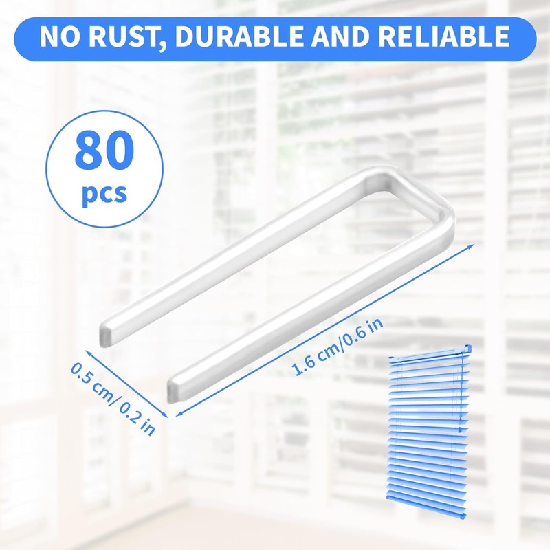 80PCS Plantation Shutter Repair Kit, Shutter-Repair-Pins for Blind Tilt Rod