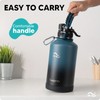 Swigina [2-IN-1 LID] 64 oz Insulated Water Bottle with Silicone