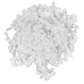 20 Yards White 10mm Pom Pom Trim Ball Fringe Ribbon Tassel Sewing Trim for Clothing DIY Crafts Home Decoration